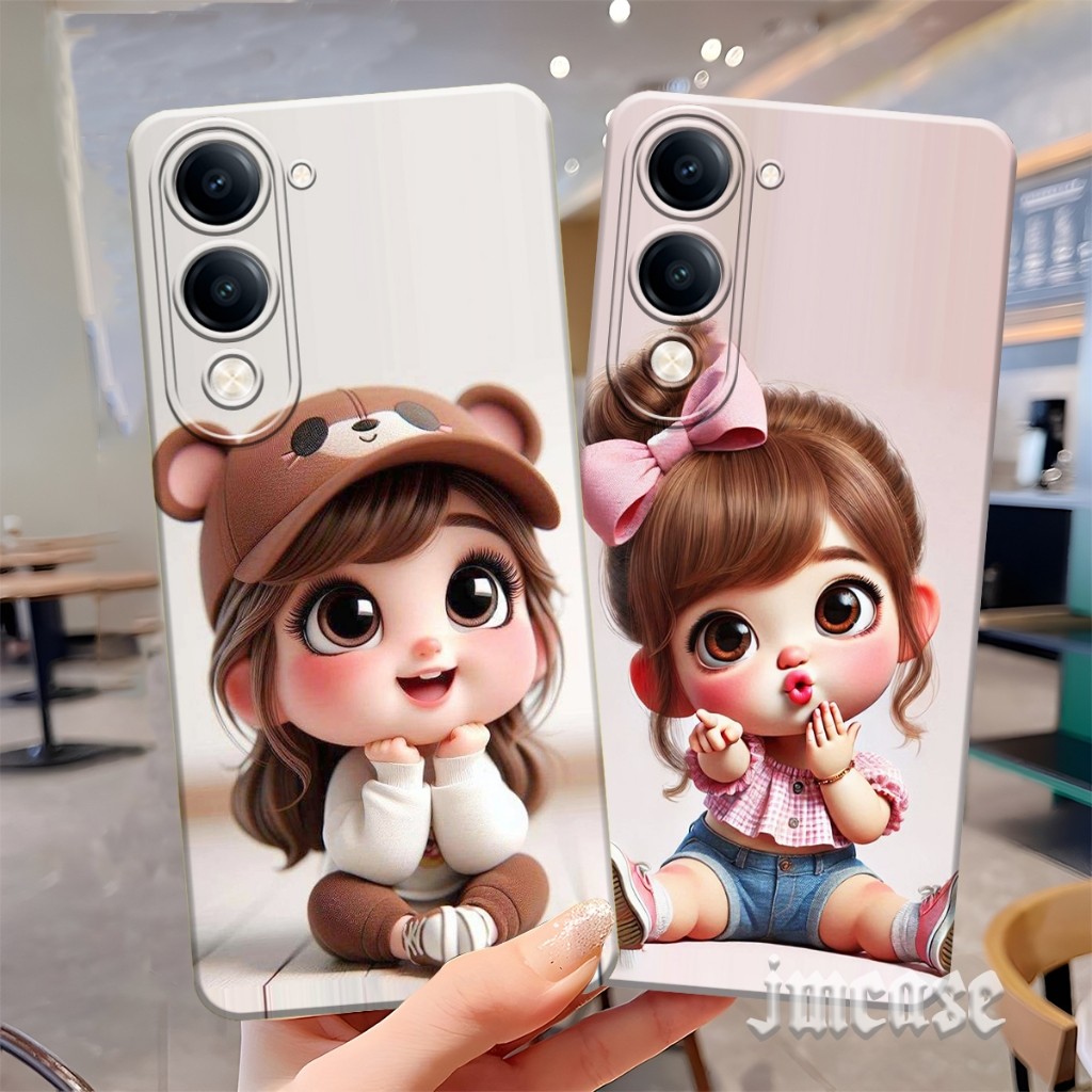 SOFTCASE VIVO Y19S GT 5G / VIVO Y04 / VIVO Y29S Motif Barbie Cantik - Case Vivo - Case Terbaru [SP12