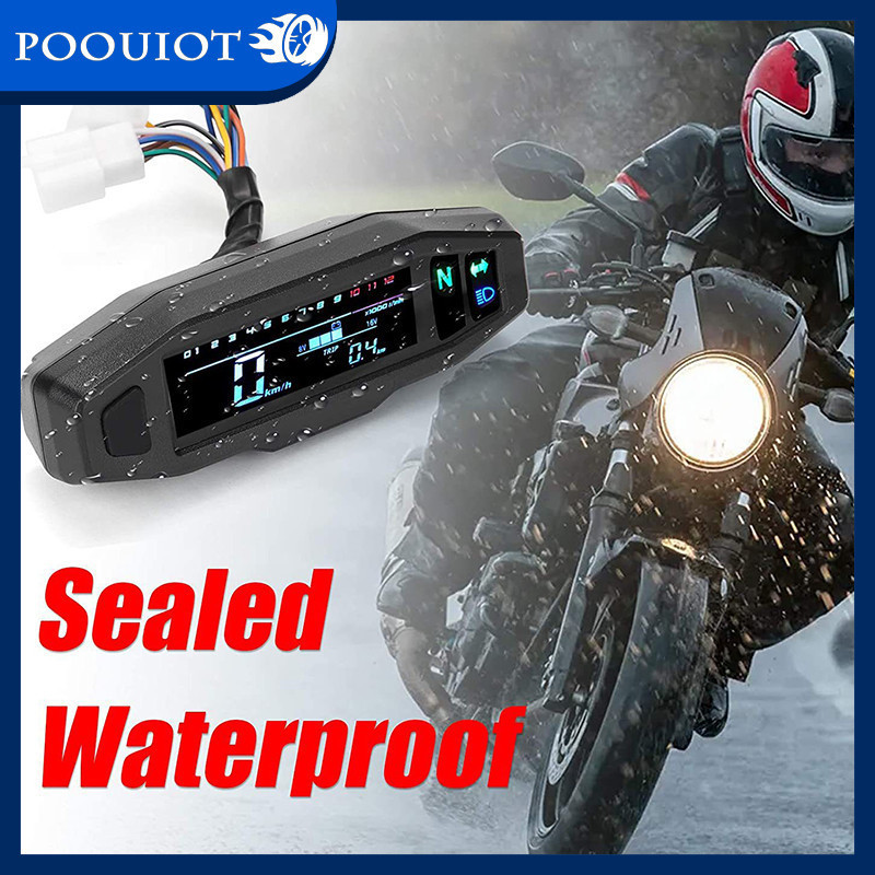 OXT.SHOP Speedometer Spidometer Digital Ktm Mini All Motor / Speedometer Odometer Kilometer Digital 
