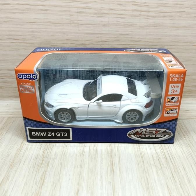 SLK99 Apolo MSZ diecast BMW Z4 GT3 putih