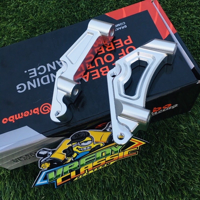 breket kaliper brembo  gp4 m432 m50 dudukan braket kaliper brembo pnp NINJA SS RR R TIGER MEGAPRO
