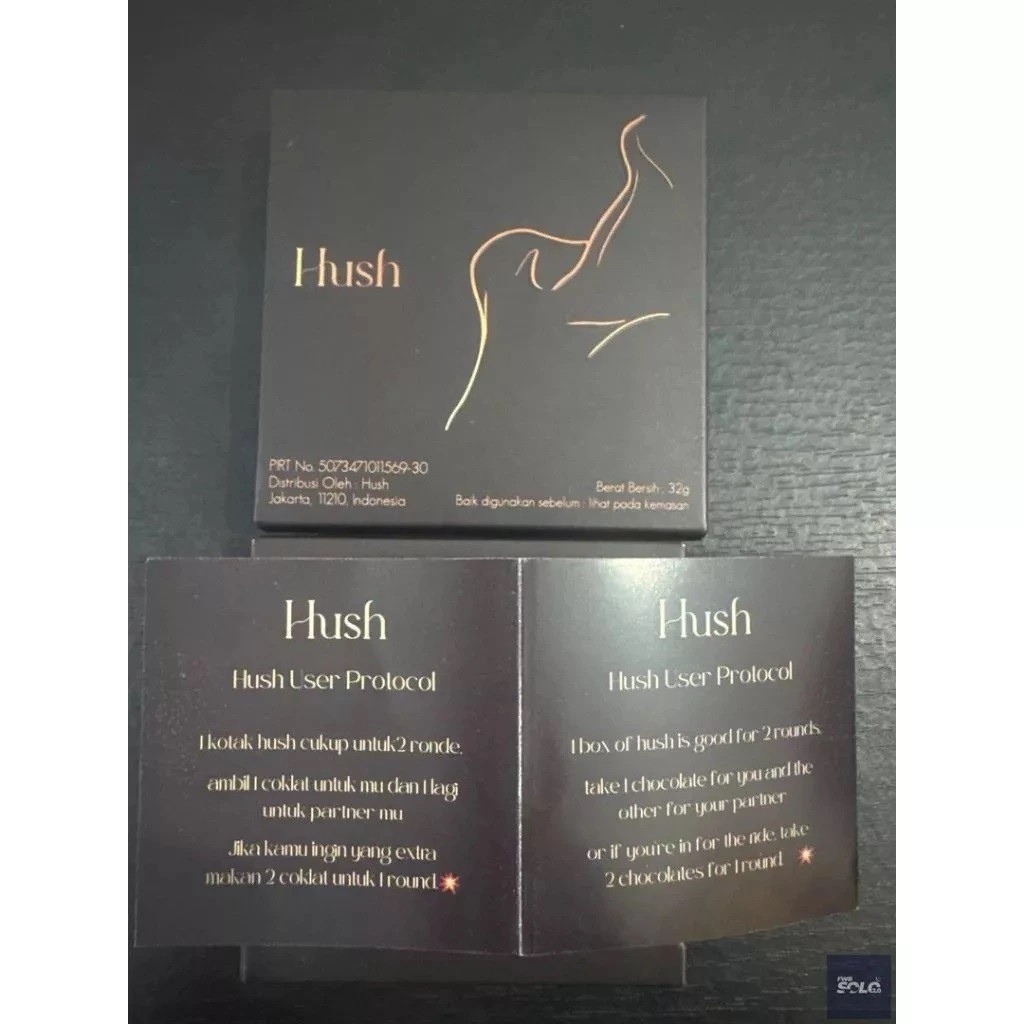 

PROMO Hush dark chocolate for couple kemasan Eceran 32gr/ Hush dark chocolate