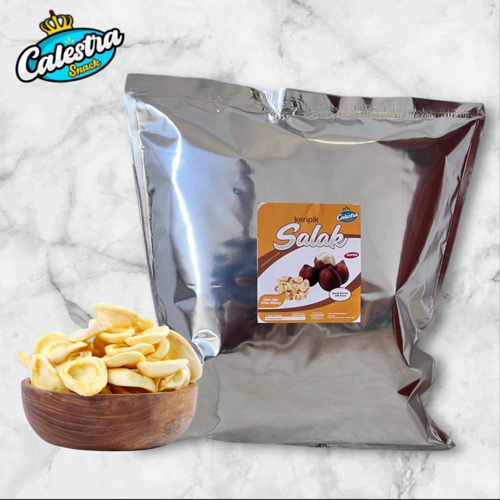 

Keripik Salak Super Calestra Snack 500GR - Camilan Renyah Manis untuk Keluarga dan Teman