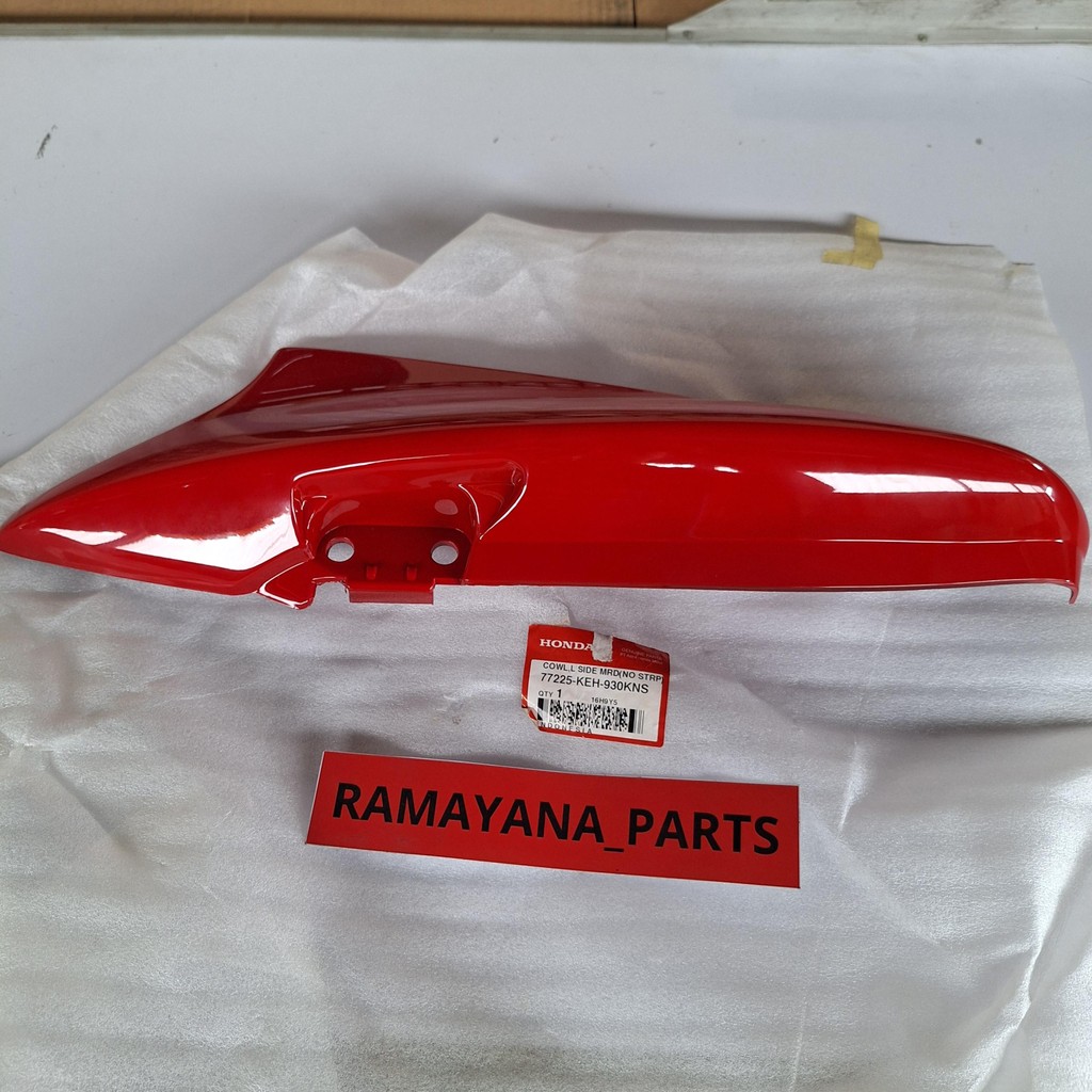 Cover Body Kiri Belakang Merah Mega Pro 77225KEH930KNS