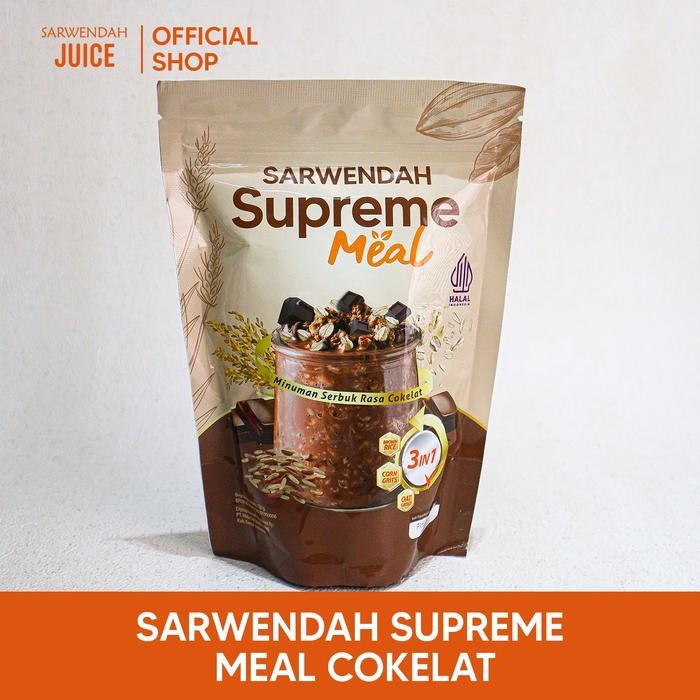 

BEST SELLER Sarwendah Oat MeaL untuk sebagai Sarapan Pagi & Malam / Minuman Serbuk Rasa Vanila / Cokelat dengan Meal Replacement Oatmeal - Cokelat