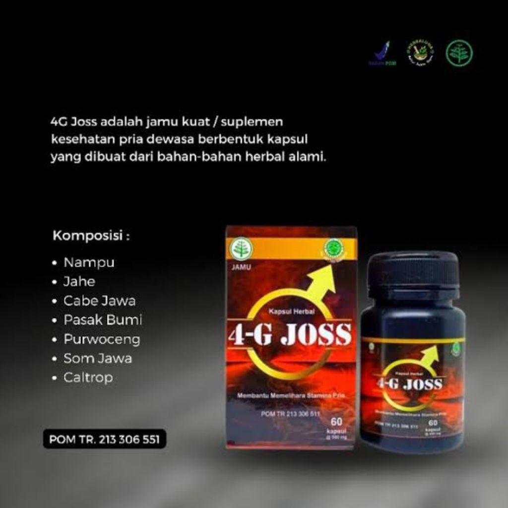 4G JOSS Original Vitamin Pria Dewasa
