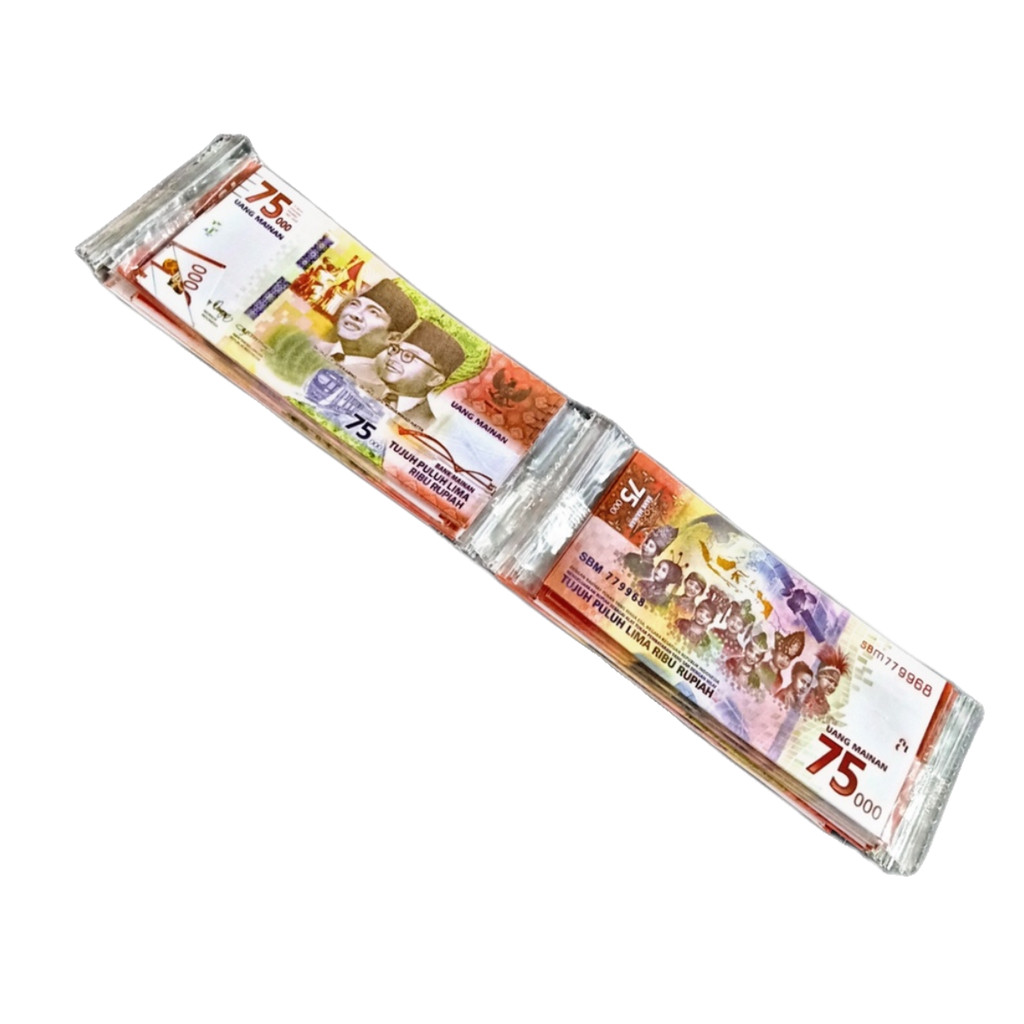 MAINAN ANAK (168 LEMBAR) UANG MAINAN 75RB RENTENG