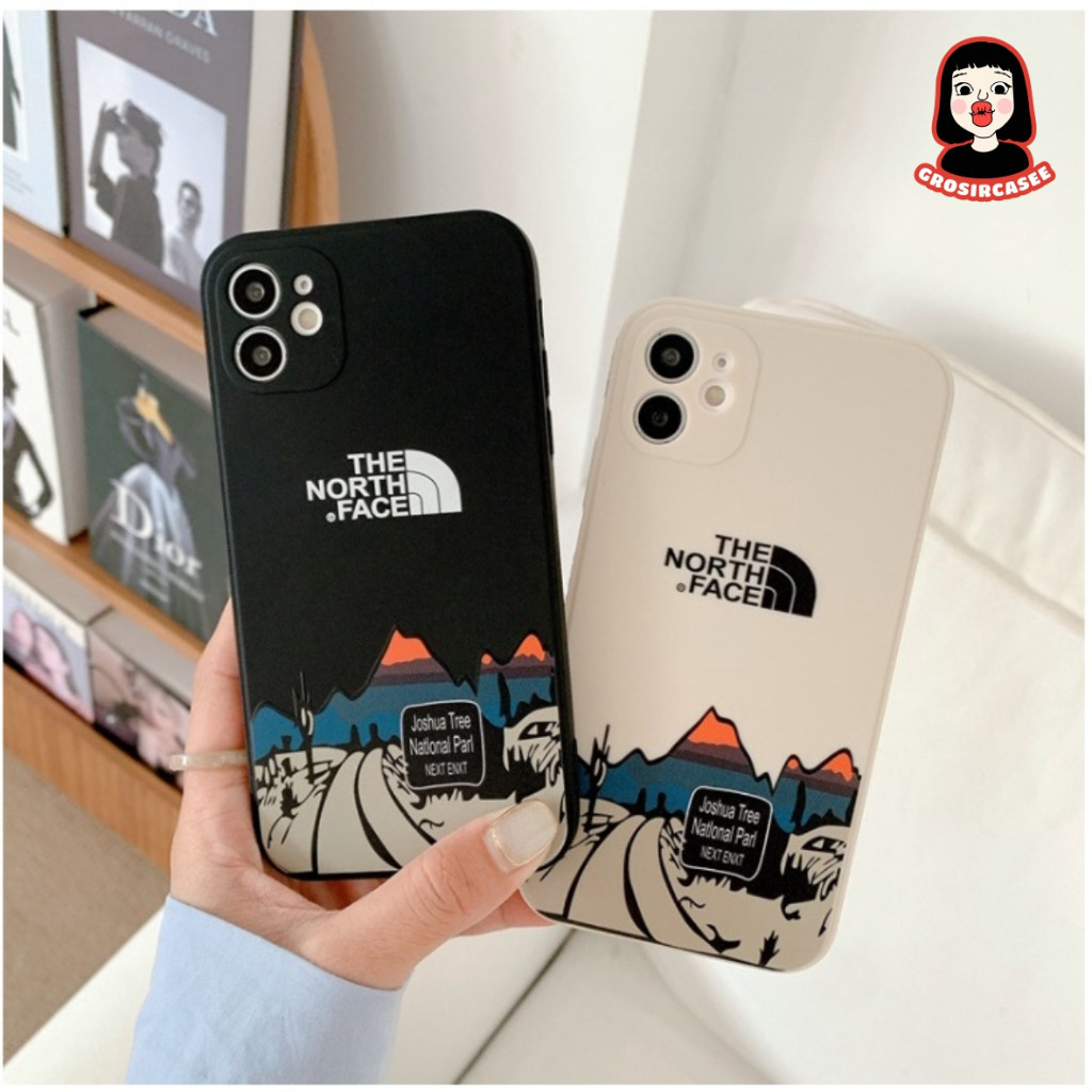 LENS PROTECTOR PRINTING N*rth face case redmi 14c 13 4g 5g note 13 pro 4g 5g 12c 12 5 pro 5a 7 8 pro