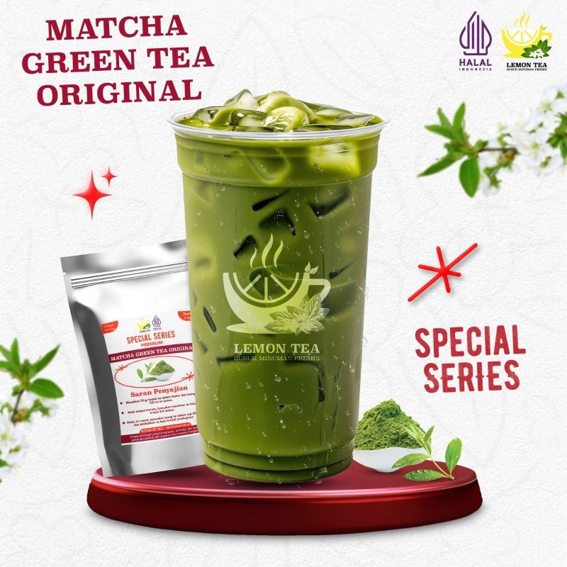 

MATCHA ORIGINAL BUBUK MINUMAN 1000gr PLUS GULA -GROSIRAN PABRIKKU