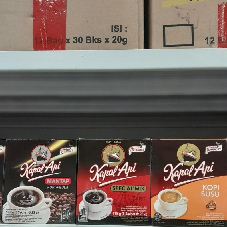 

Kapal Api Kopi Box 5 Sachets Varian Special Mix / Mantap / Kopi Susu