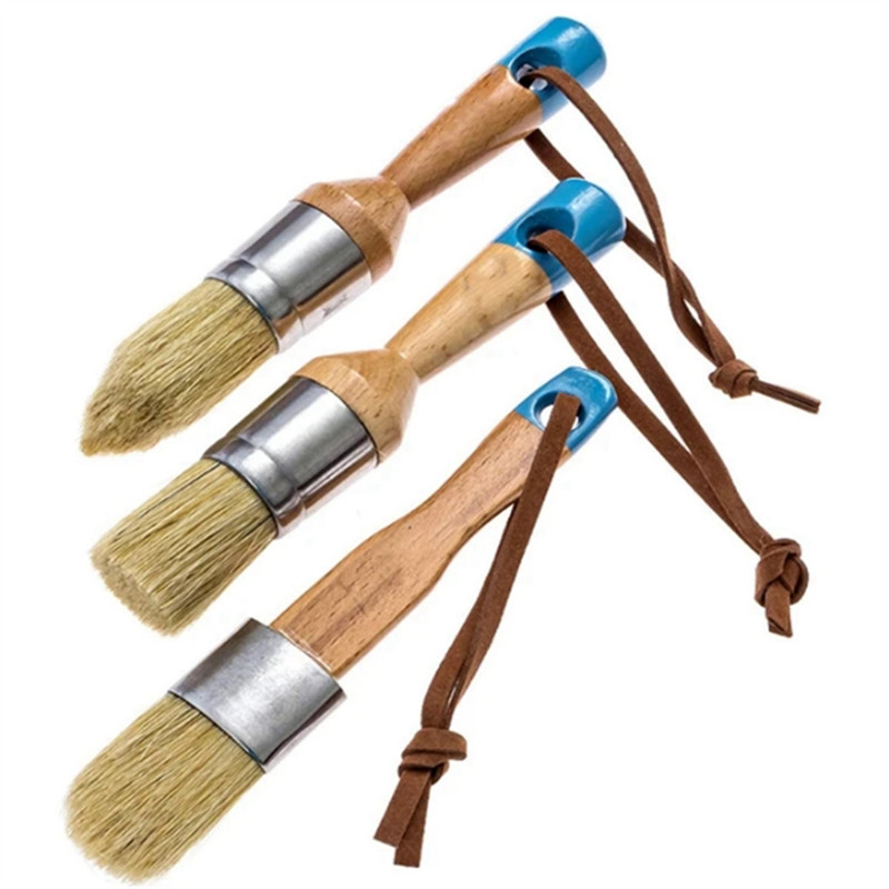

MLGB-3Pcs Wooden Handle Template Brush Suitable For Home Decoration, DIY Wood Products, Etc.