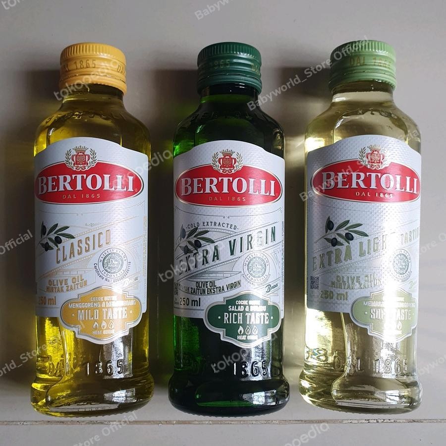 

BERTOLLI Olive oil minyak EXTRA VIRGIN / CLASSICO / EXTRA LIGHT 250ml