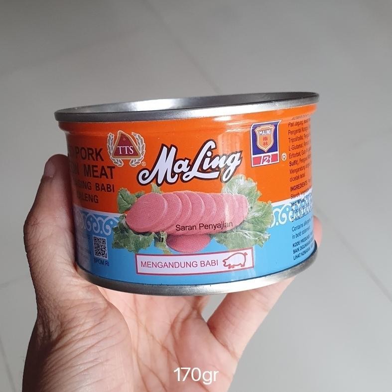 

Maling Pork Luncheon Meat Kaleng Perak 170gr