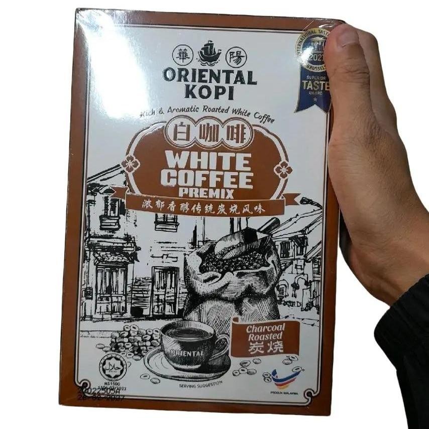 

Oriental Kopi White Coffee Premix Classic Charcoal Roasted Import ( isi 10 )