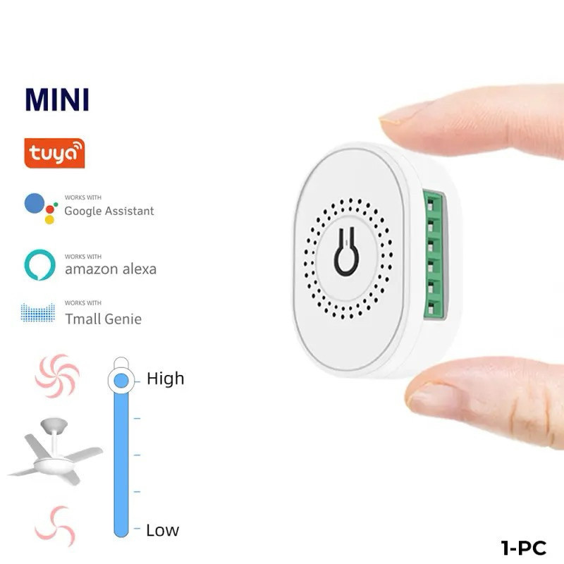 Saklar Kipas Angin Tuya Touch Wifi Celling Fan Switch Smart
