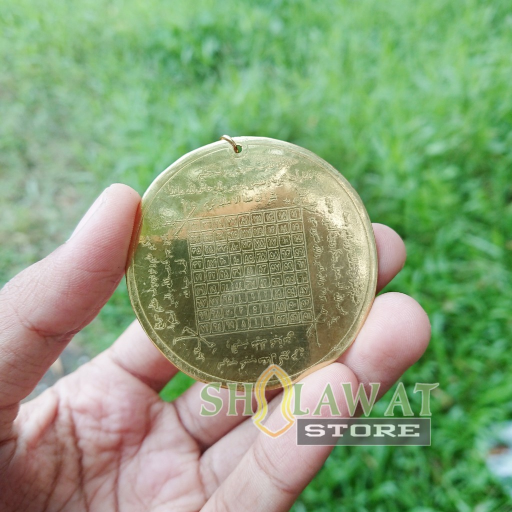 Liontin Wafaq Emas Anti Gores / Gandul Wafaq Emas/Liontin Kholisoh Islami Emas / Liontin Wafaq Rajah