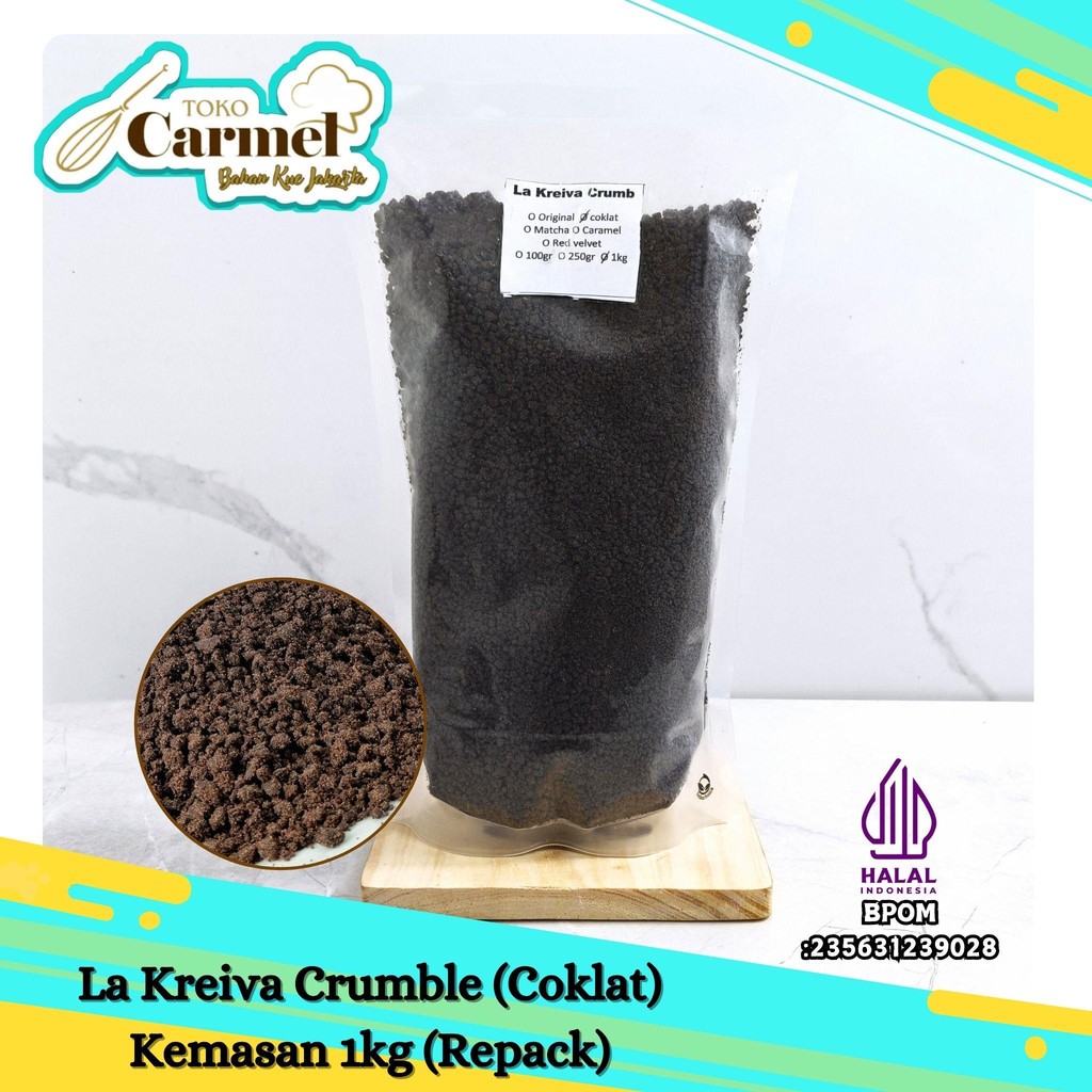 

La Kreiva Cookie Crumb Kasar 1kg - Remahan Biskuit Warna Warni