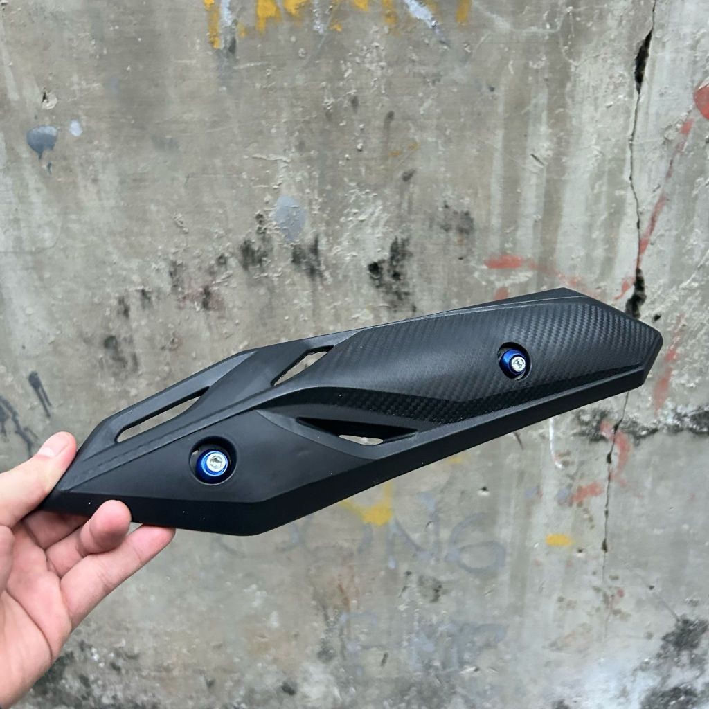 logicgarasi88 Cover Knalpot Honda Beat New Deluxe Street /Tameng Pelindung Knalpot Beat 2020-2024