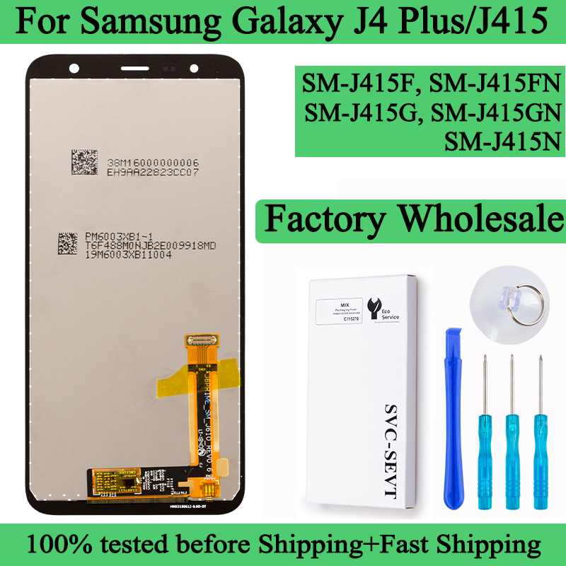 SM-J415F J415FN J415G Premium Lcd For Samsung Galaxy J4 Plus Display Touch Screen Digitizer Panel As
