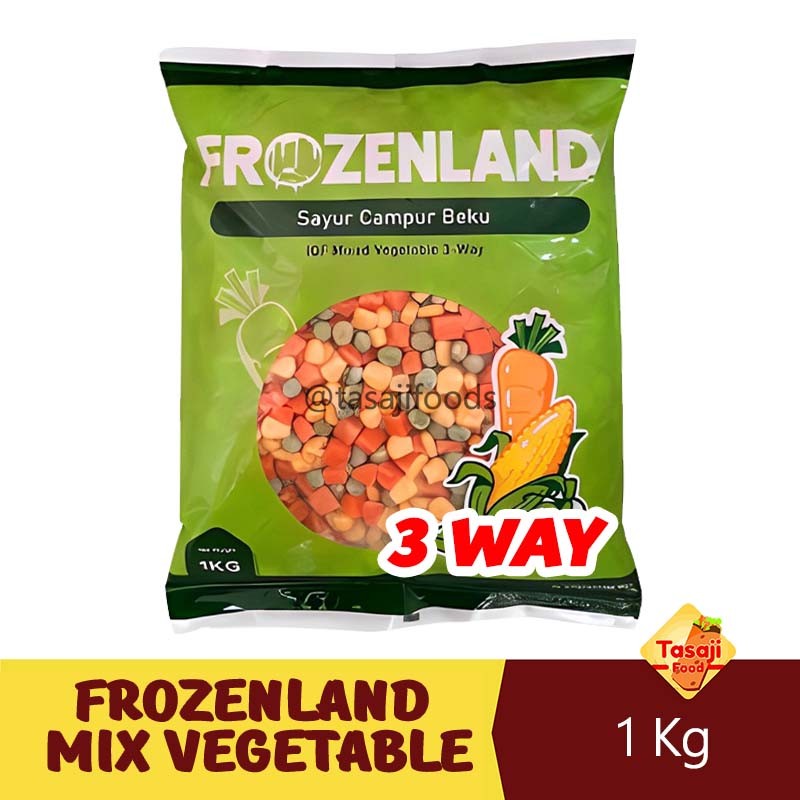 

Frozenland Mix Vegetable 3 Way 1 KG Kulakan
