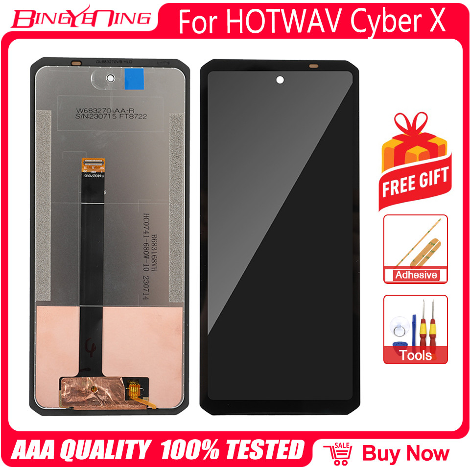 Original For HOTWAV Cyber X Cyber X Pro LCD Display Touch Screen Digitizer Assembly 100% New LCD Tou
