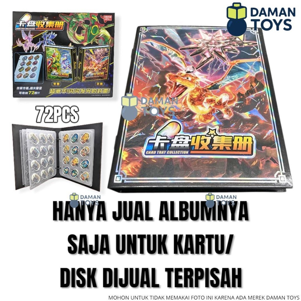 

Binder Pokemon Mezatag Mezastar untuk 72 Mezatag Casing Penyimpanan(TIDAK TERMASUK MEZATAG)