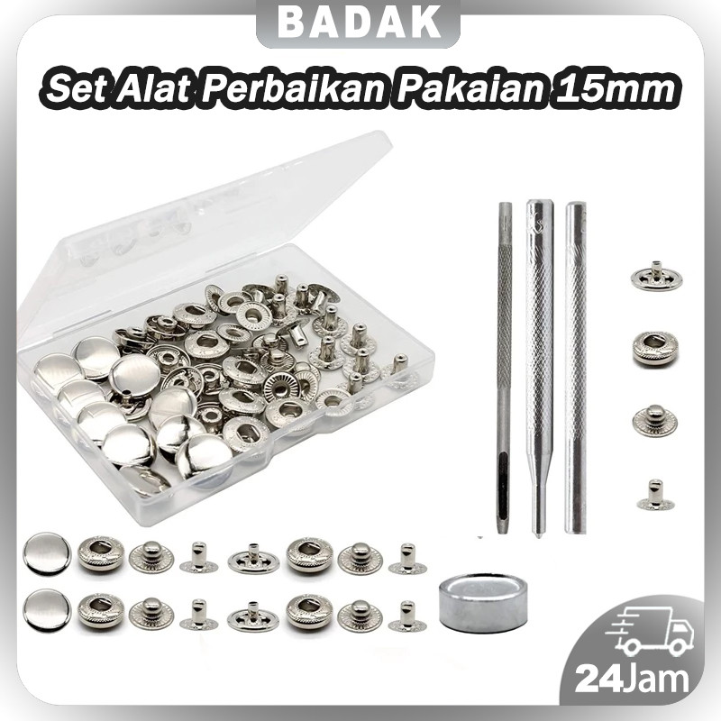 Kancing Jepret Besi Kancing Jepret Cetet Kancing Jepret Anti Karat Alat Pemasang Kancing ​Cepret Utk