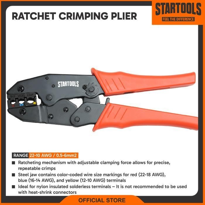 Startools Ratchet Crimping Plier