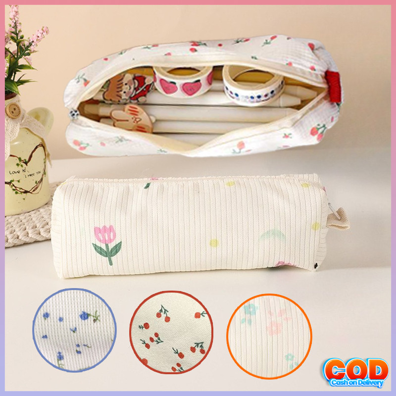 

Kotak Pena Pola Bunga / Kotak Pensil Gaya Segar Dan Minimalis / Tas Penyimpanan Alat Tulis