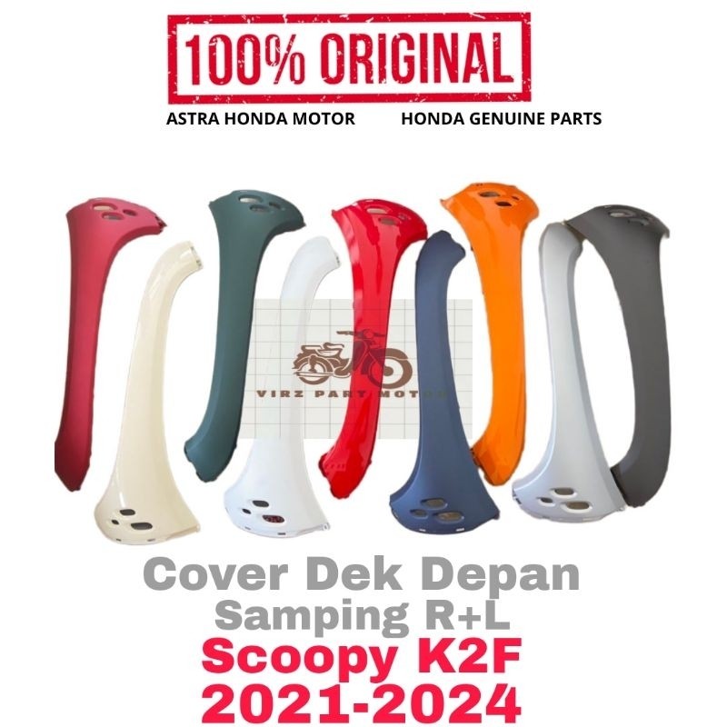 Sayap Dek Samping Kanan Kiri Scoopy Fi New 1 Sett Kanan Kiri Cover Body Depan Kanan Kiri Bahan Asli 