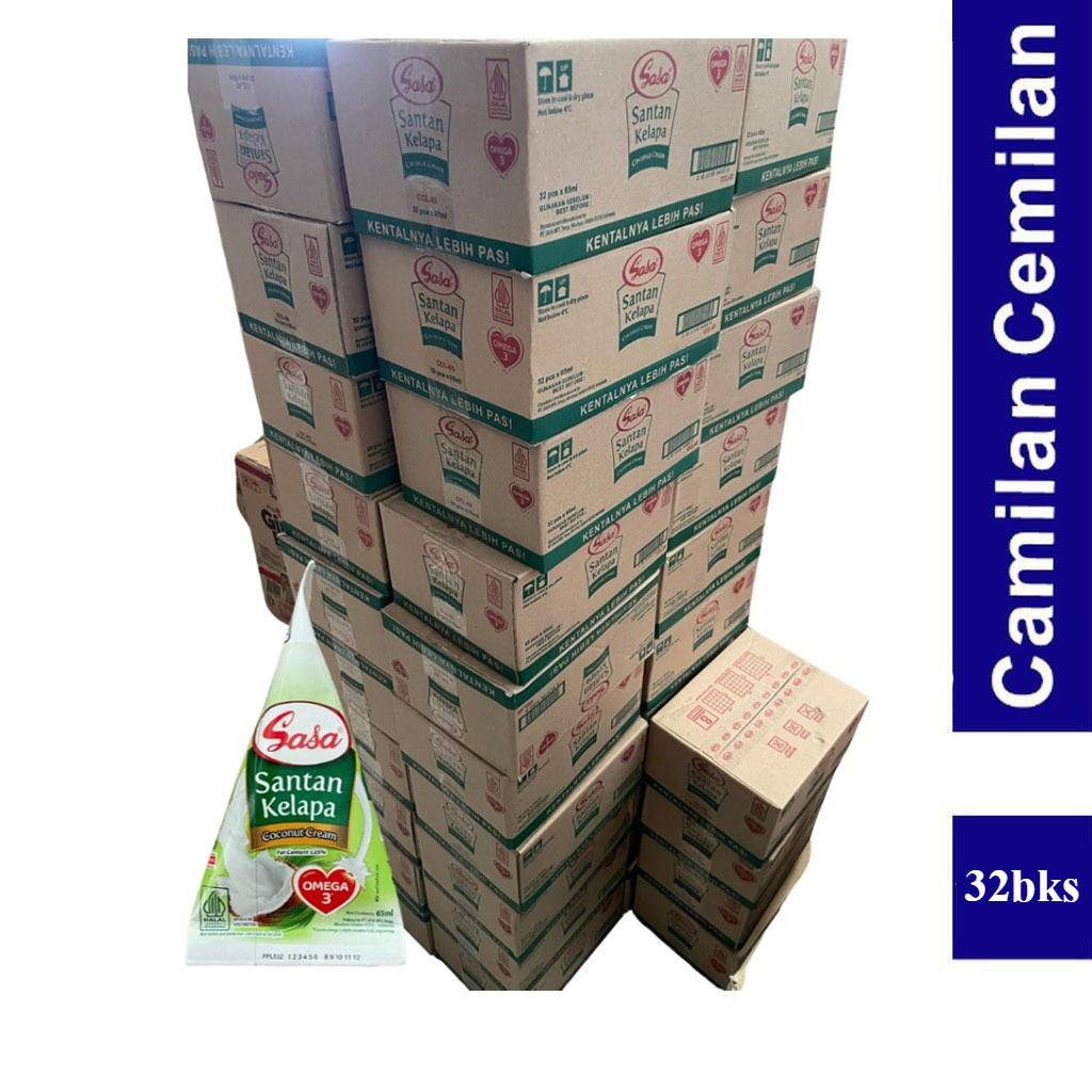 

Sasa Santan Kelapa Cair Karton isi 32 bks x 65 ml
