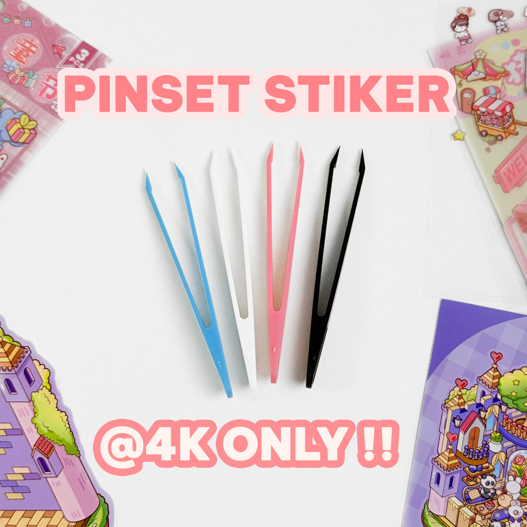 

Tweezer Jepitan Khusus untuk Stiker | Ready 4 Warna