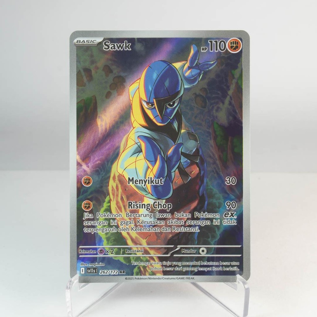 Sawk AR 262/172 SV11s Hitam & Putih Kartu Pokemon TCG Original Indonesia