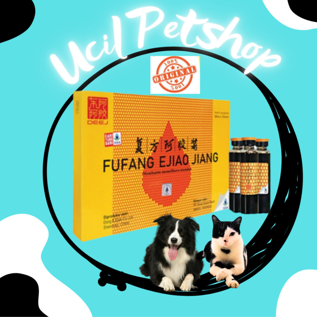 Fufang Fu Fang Ejiao Jiang 20ml ORI Penambah Darah / Trombosit Kucing Anjing (ECER)