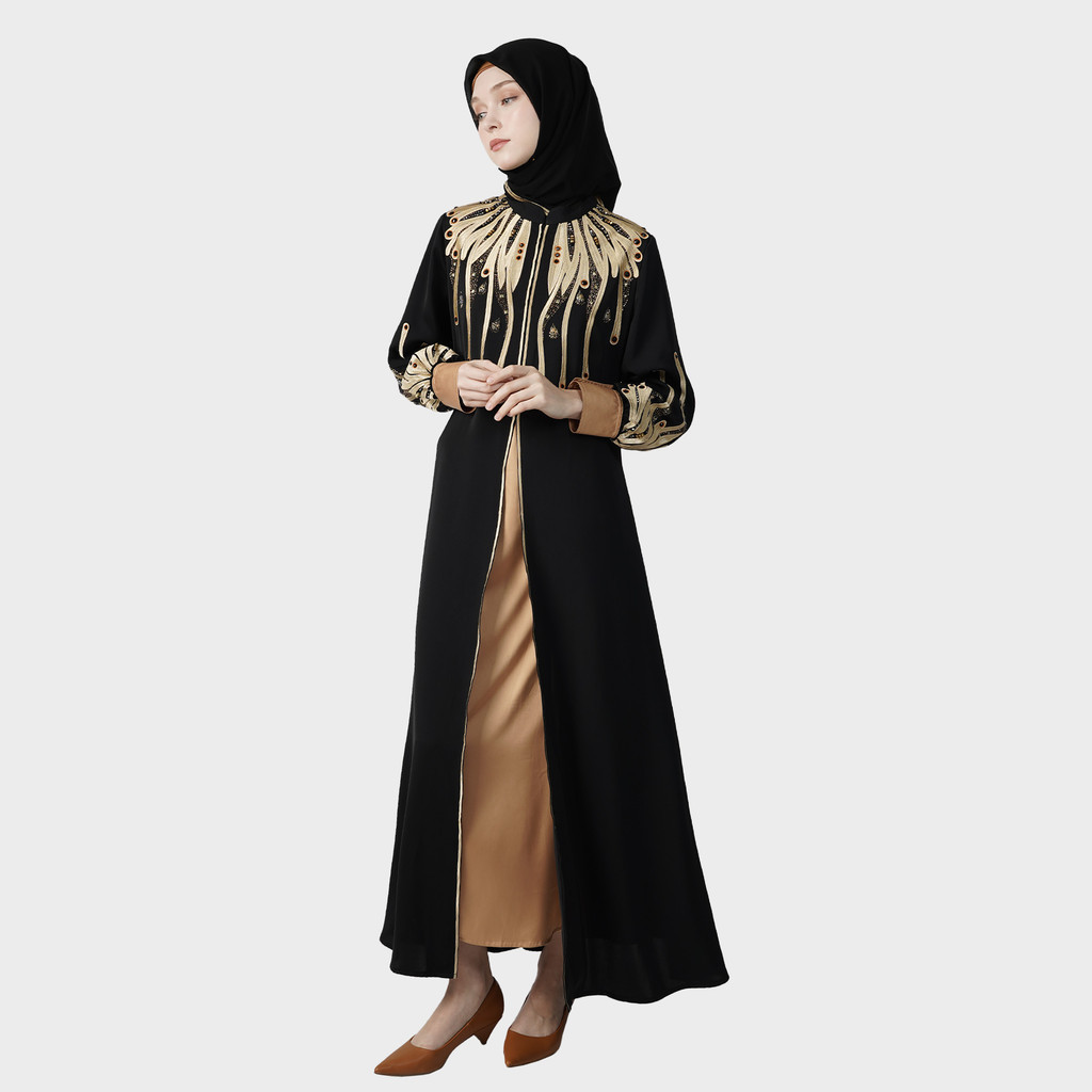 HIKMAT A5544 - Velora Tails Gamis Abaya Wanita