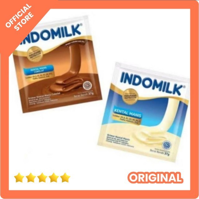 

INDOMILK susu kental manis sachet 1pcs - krimer swis choco