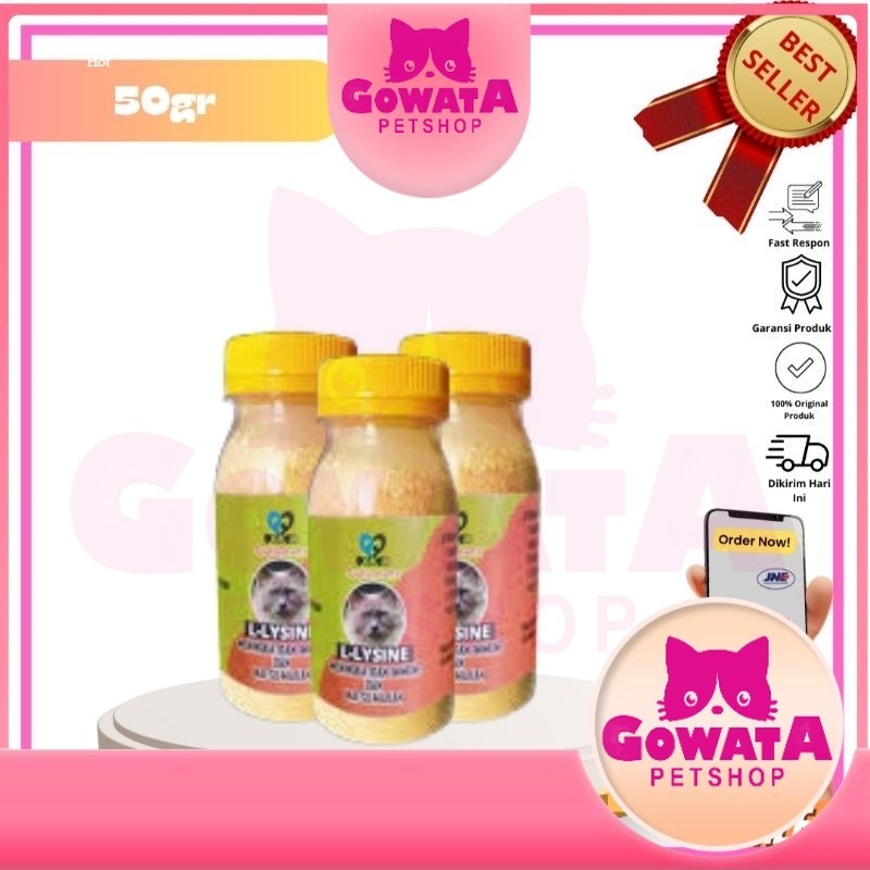 

Petco L-Lysine 50Gr|OBAT, VITAMIN & SUPLEMENT