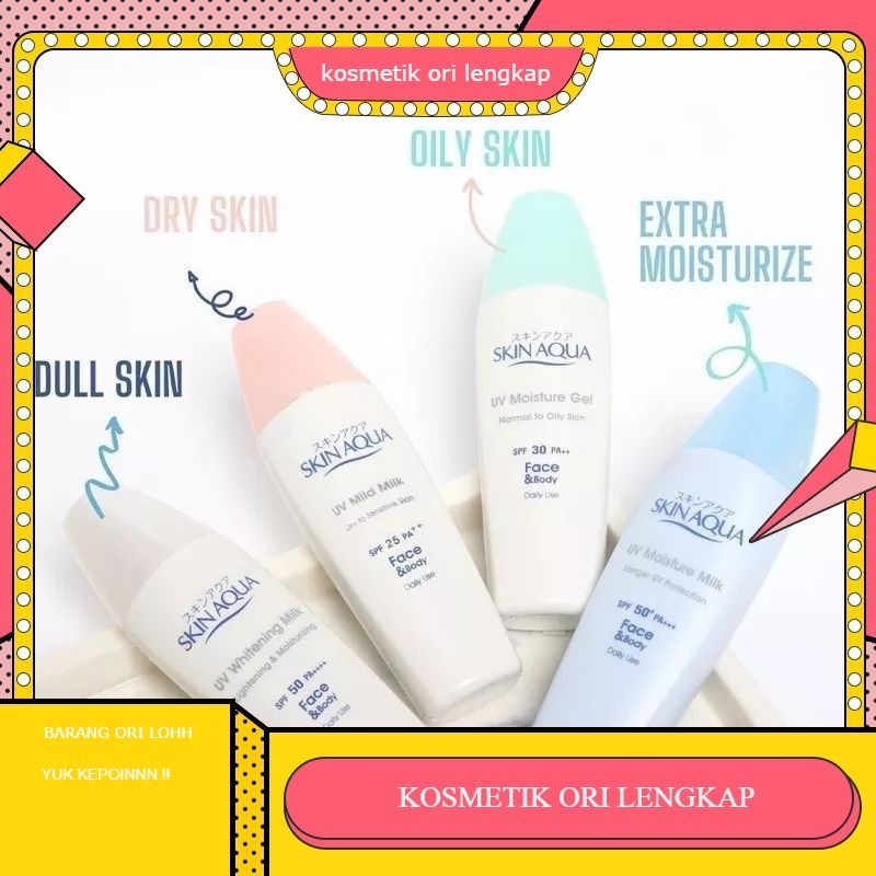 SKIN AQUA SPF50 PA++++ NEW POUCH | PELEMBAB WAJAH 