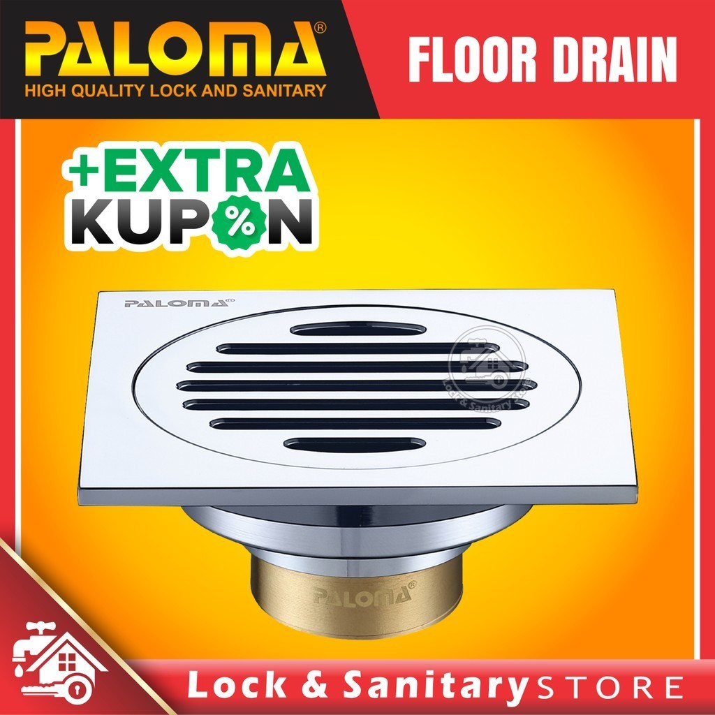 Floor Drain Paloma FDP 3101 Saringan Got Anti Bau Anti Kecoa