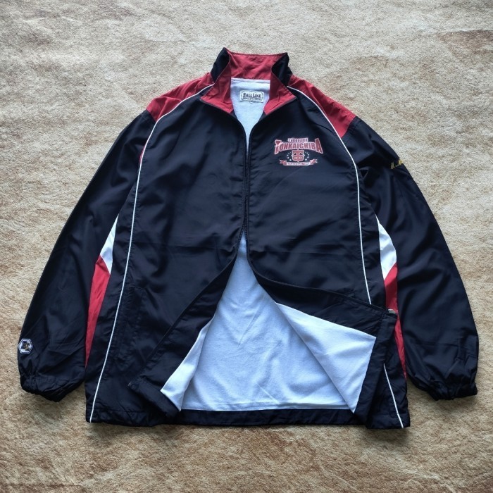 Jaket windbreaker BALL LINE BASKET BALL TIME jaket parasut outdoor pria jaket motoran casual size XX