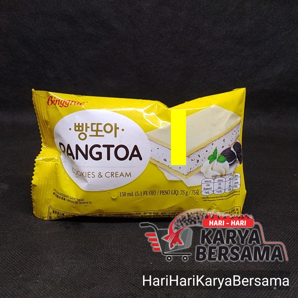 

PANGTOA ICE CREAM COOKIES & CREAM 150ML