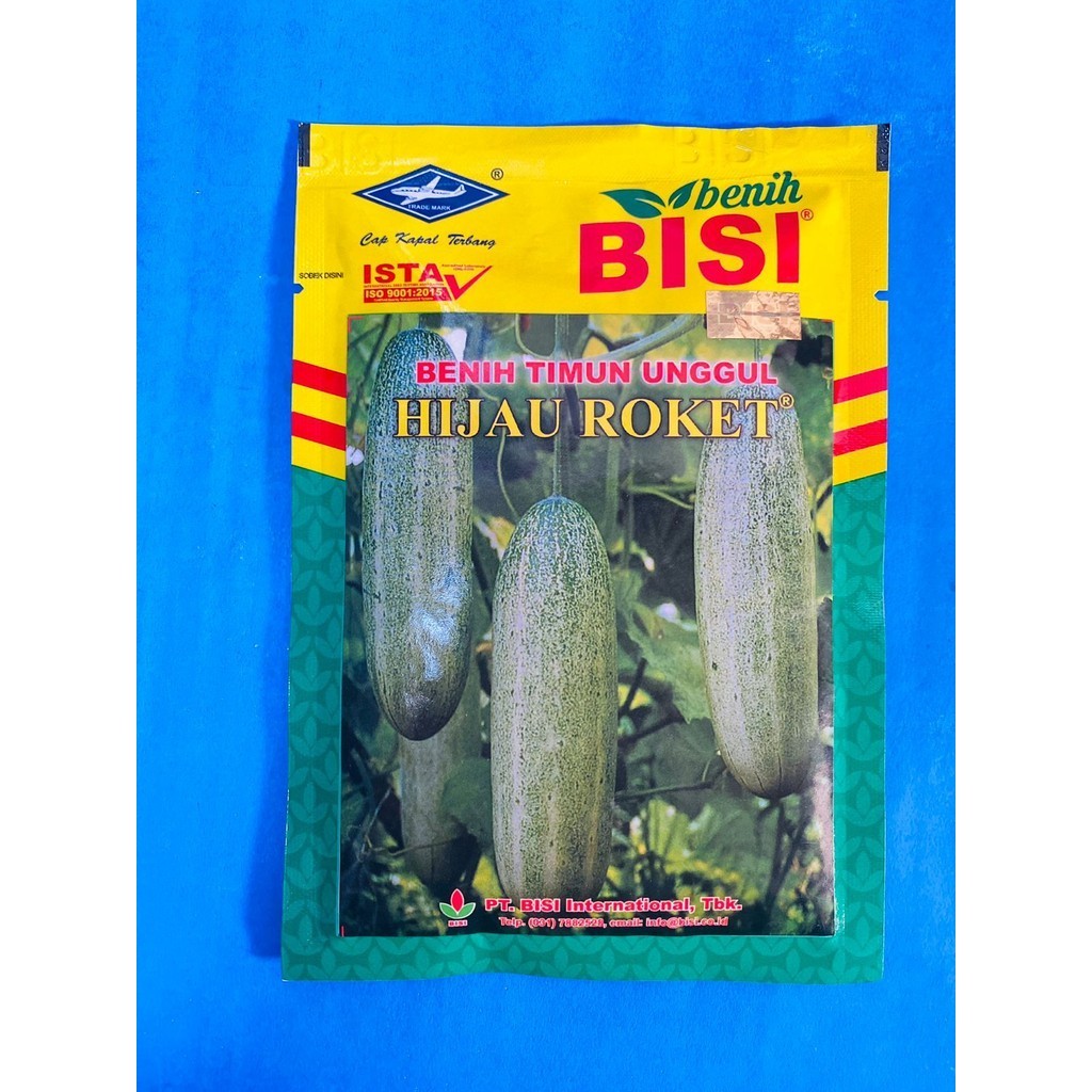 Benih timun mentimun toleran layu HIJAU ROKET isi 50gr dari BENIH BISI