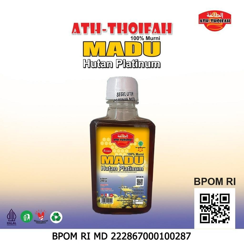 

Madu Hutan Murni PLATINUM Ath-Thoifah Asli Riau Sialang 250 gram