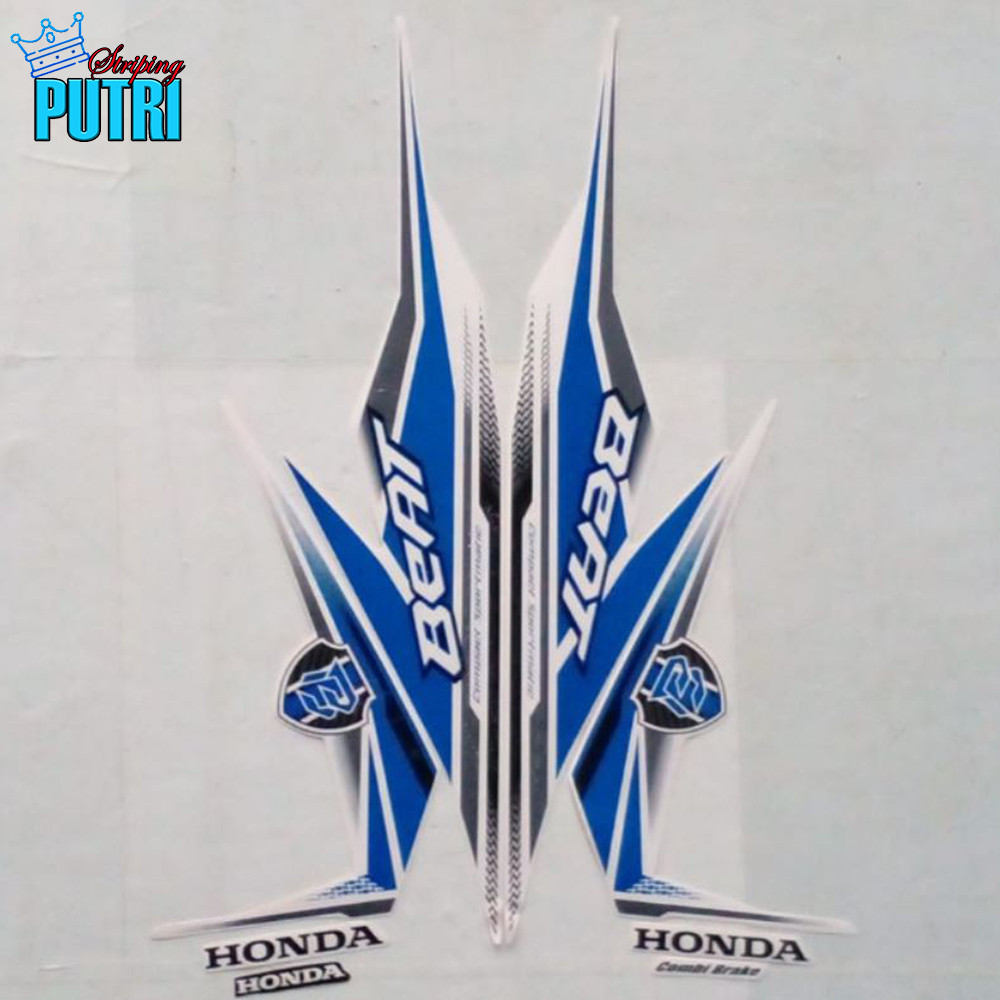 STIKER STRIPING STANDART HONDA BEAT 2019 FULL STIKER LIS BODY MOTOR BEAT 2019 STANDAR