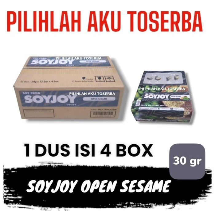 

SOYJOY OPEN SESAME - (HARGA 1 KARTON ISI 4 BOX / 48 pcs)