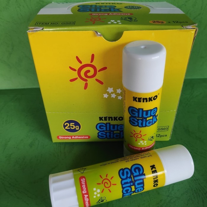 

Lem kertas Stik Kenko 25gr 1 box (12 pcs)