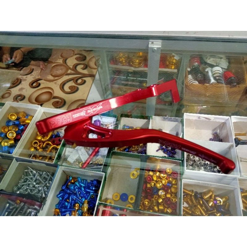 handle rem kopling cnc posh red merah nouvo lele z mx king mxking not sevenspeed muttaru trusty rcb 