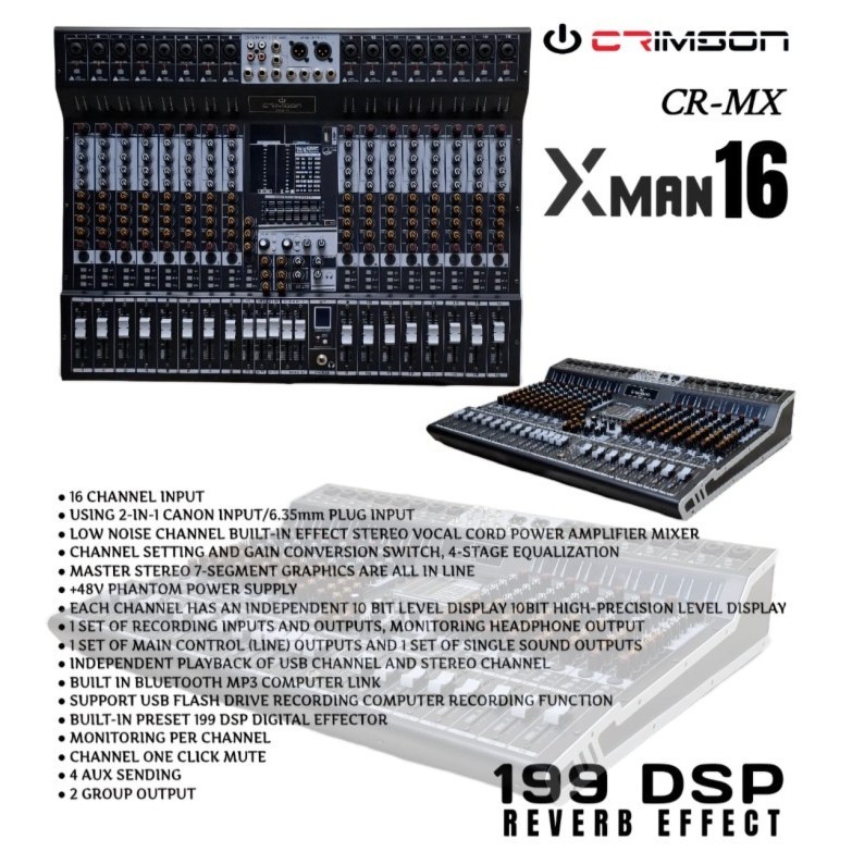 DISTRIBUTOR Mixer Crimson CR MX Xman 16