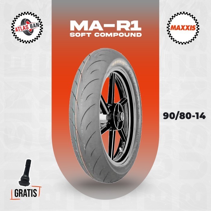 Ban Tubles Soft Compound Motor Matic MAXXIS MA-R1 90/80 Ring 14