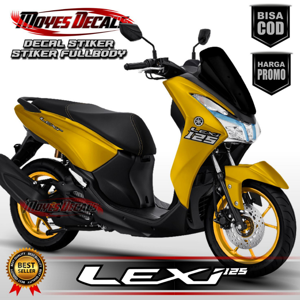 Decal Motor Fullbody Motor Lexi 125 Stiker Fullbody Design Simple 2