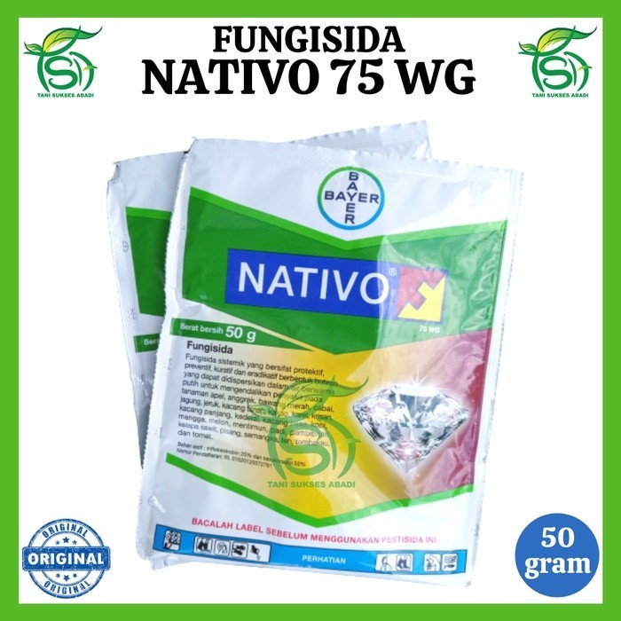 Fungisida Nativo 75WG 50 gram - Fungisida Sistemik Pembasmi Jamur